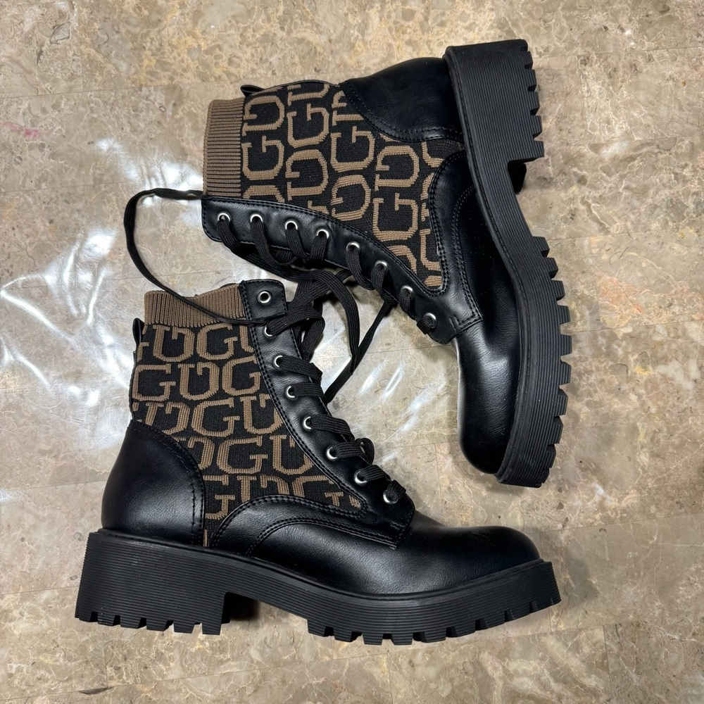 Stylish Black and Brown Women's Boots